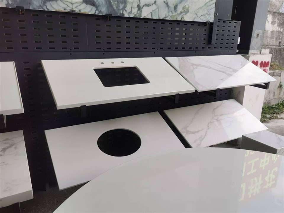 Nano Stone Solid Surface Vanity Tops factory